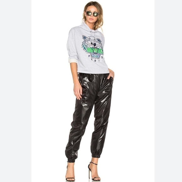 Kenzo Paris Light Shiny Pants Black - Picture 1 of 12